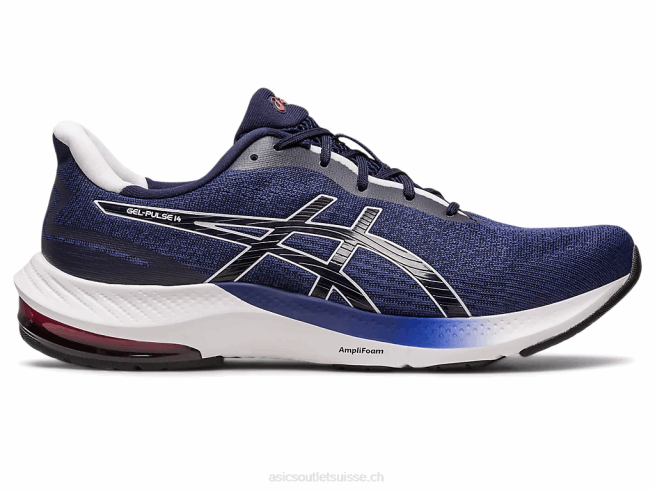 gel-impulsion 14 bleu indigo/blanc Asics L6N0K418