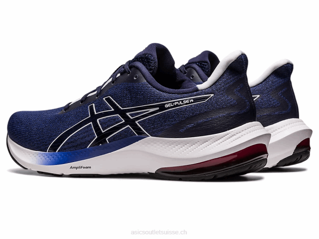 gel-impulsion 14 bleu indigo/blanc Asics L6N0K418