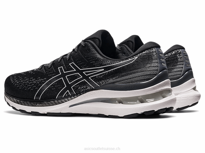gel-kayano 28 large noir blanc Asics L6N0K1871