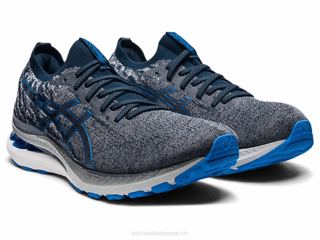 gel-kayano 28 mk gris porteur/bleu électrique Asics L6N0K1642