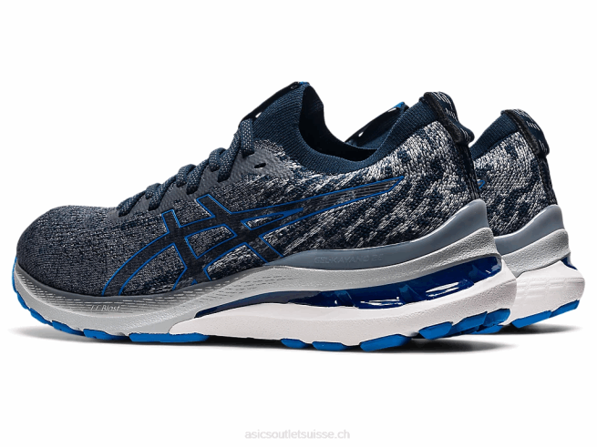 gel-kayano 28 mk gris porteur/bleu électrique Asics L6N0K1642