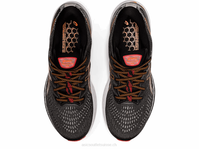 gel-kayano 28 noir/gris argile Asics L6N0K1546