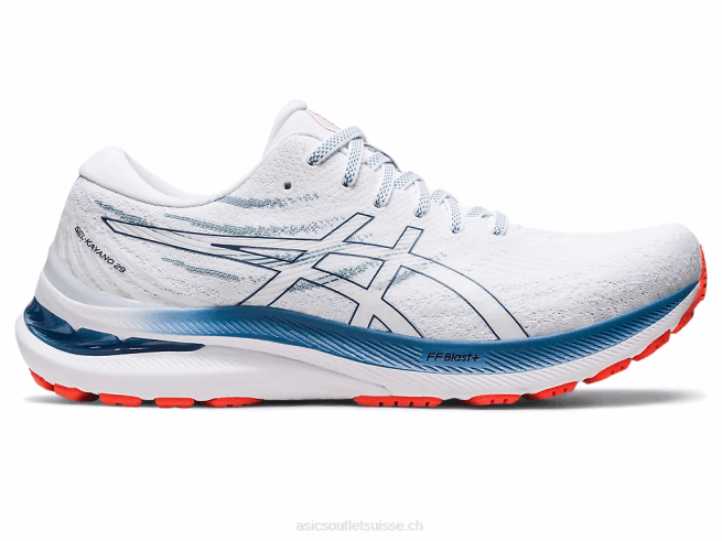 gel-kayano 29 blanc/océan profond Asics L6N0K1170