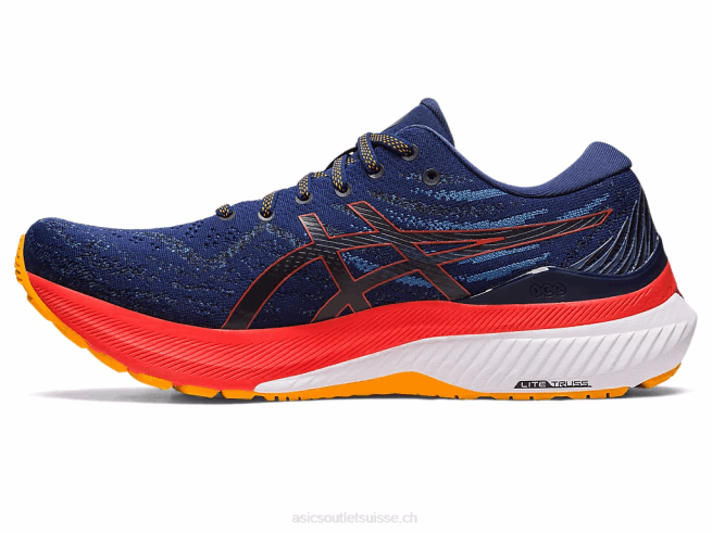 gel-kayano 29 extra large océan profond/tomate cerise Asics L6N0K1174