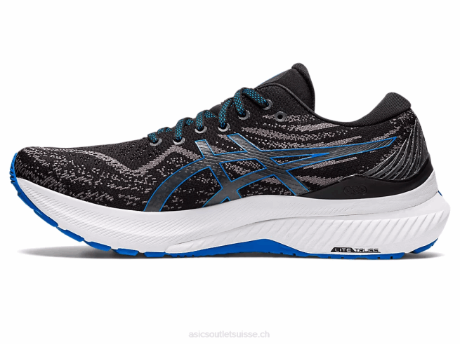 gel-kayano 29 noir/bleu électrique Asics L6N0K930
