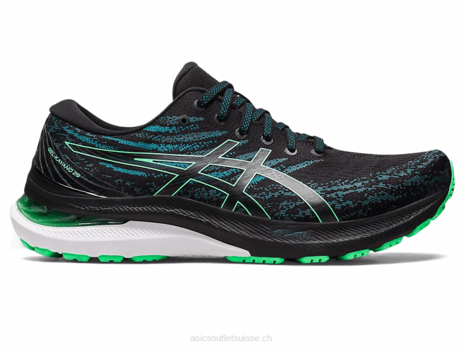 gel-kayano 29 noir/nouvelle feuille Asics L6N0K982