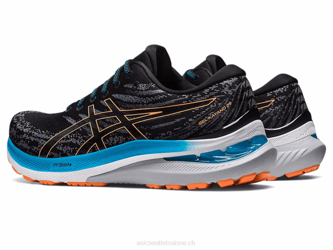 gel-kayano 29 noir/pêche soleil Asics L6N0K397