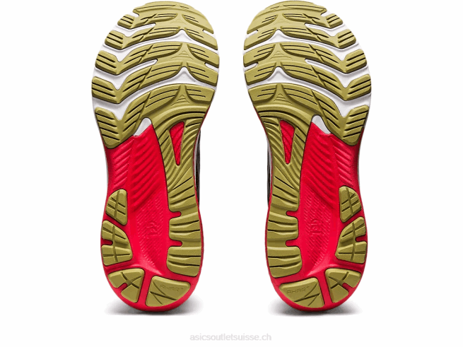 gel-kayano 29 noir/rouge électrique Asics L6N0K431