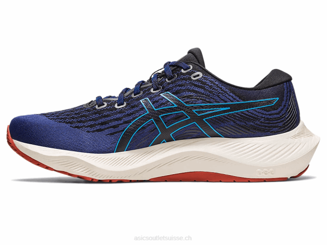 gel-kayano lite 3 bleu indigo/noir Asics L6N0K635