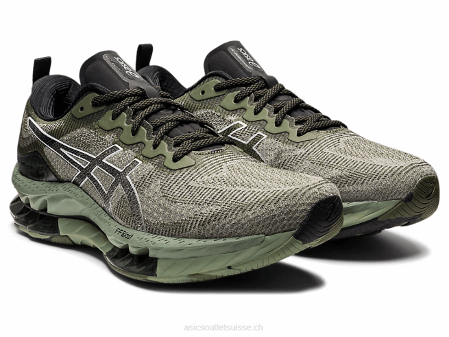gel-kinsei souffle le vert lichen/blanc Asics L6N0K654