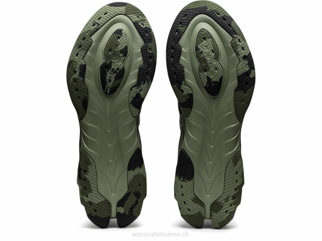 gel-kinsei souffle le vert lichen/blanc Asics L6N0K654