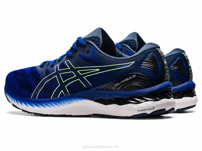 gel-nimbus 23 bleu monaco/citron vert vif Asics L6N0K1854