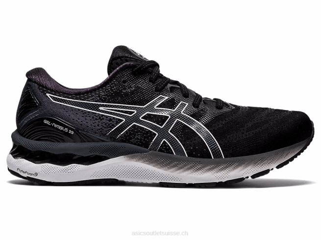 gel-nimbus 23 noir blanc Asics L6N0K2019