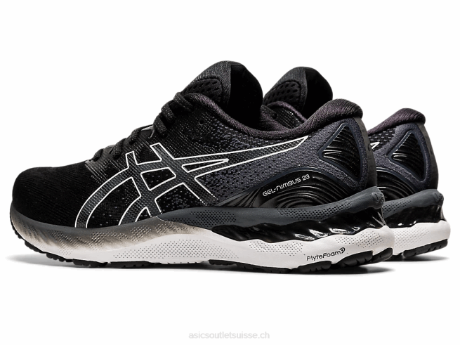 gel-nimbus 23 noir blanc Asics L6N0K2019