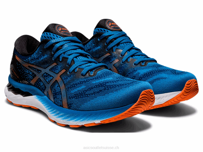 gel-nimbus 23 reborn bleu/noir Asics L6N0K1945