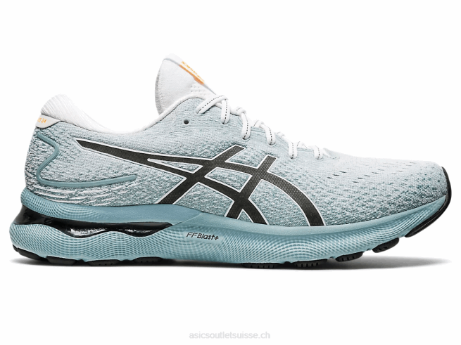 gel-nimbus 24 acier clair/blanc Asics L6N0K1023
