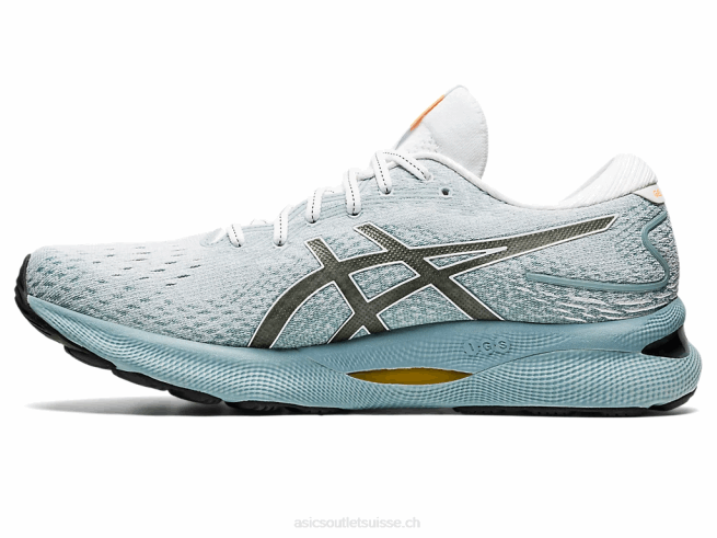 gel-nimbus 24 acier clair/blanc Asics L6N0K1023