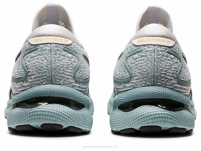 gel-nimbus 24 acier clair/blanc Asics L6N0K1023