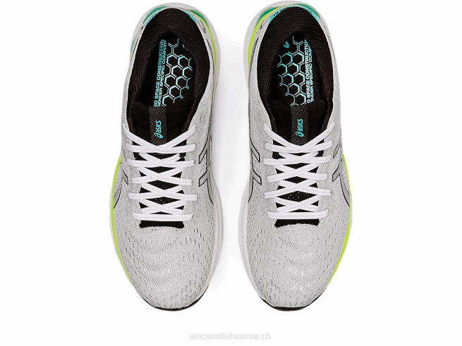 gel-nimbus 24 blanc noir Asics L6N0K1553
