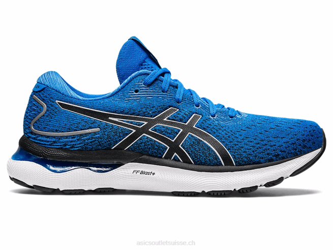 gel-nimbus 24 bleu électrique/gris piémont Asics L6N0K920