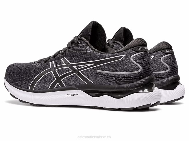 gel-nimbus 24 extra large noir blanc Asics L6N0K1466