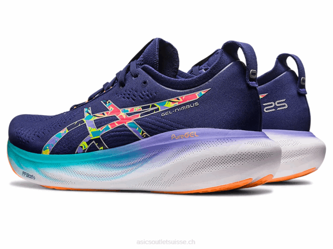 gel-nimbus 25 lite-show zeste de citron vert/spectacle léger Asics L6N0K343