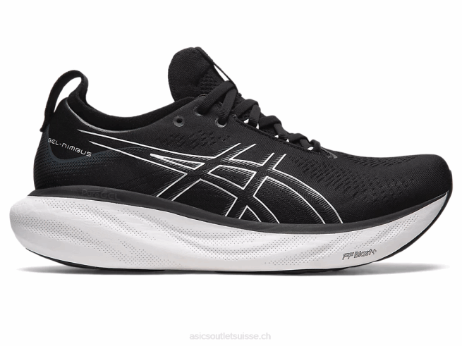 gel-nimbus 25 noir/argent pur Asics L6N0K334