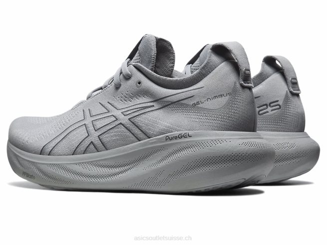 gel-nimbus 25 plaque de gypse/gris porteur Asics L6N0K332
