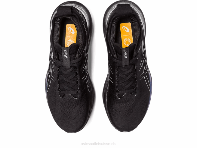 gel-nimbus 25 platine noir/argent pur Asics L6N0K342