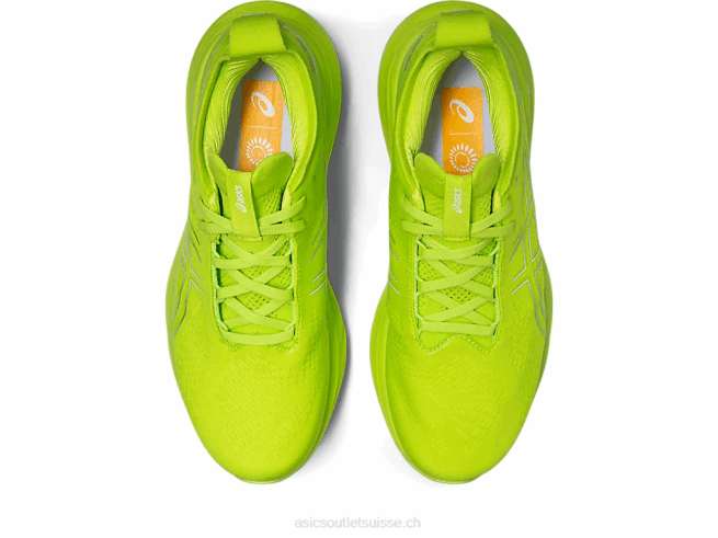 gel-nimbus 25 zeste de citron vert/blanc Asics L6N0K336