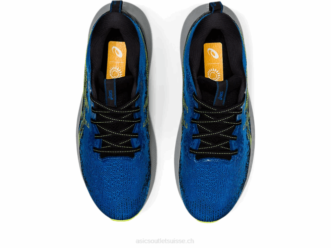 gel-nimbus lite 3 route du lac/vert de danger Asics L6N0K1572