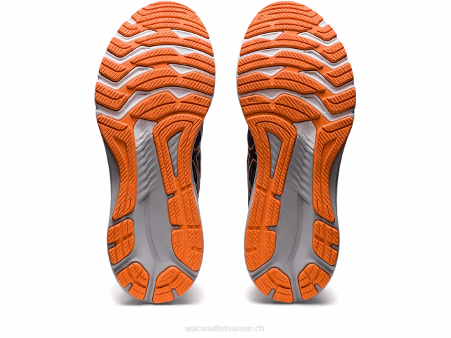 gel-poursuite 8 de large bleu indigo/pêche soleil Asics L6N0K386