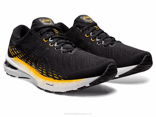 gel-poursuite 8 noir/bronze Asics L6N0K630