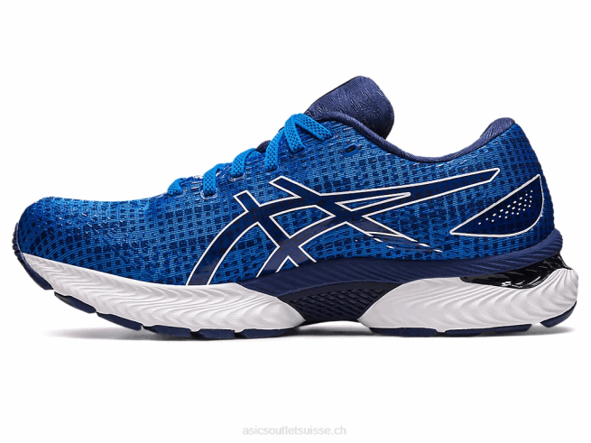 gel-saiun bleu électrique/blanc Asics L6N0K496