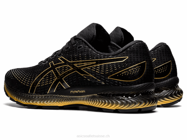 gel-saiun noir/or pur Asics L6N0K1739