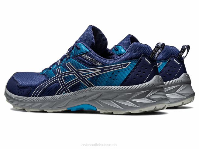 gel-venture 9 bleu indigo/sauge clair Asics L6N0K108