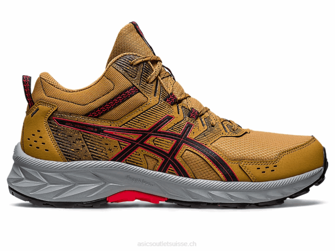 gel-venture 9 mt beige presidio/rouge électrique Asics L6N0K121