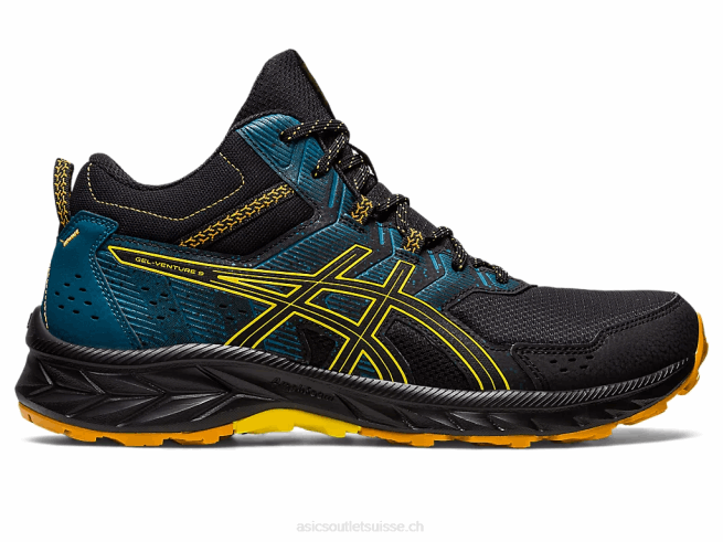 gel-venture 9 mt noir/jaune doré Asics L6N0K125