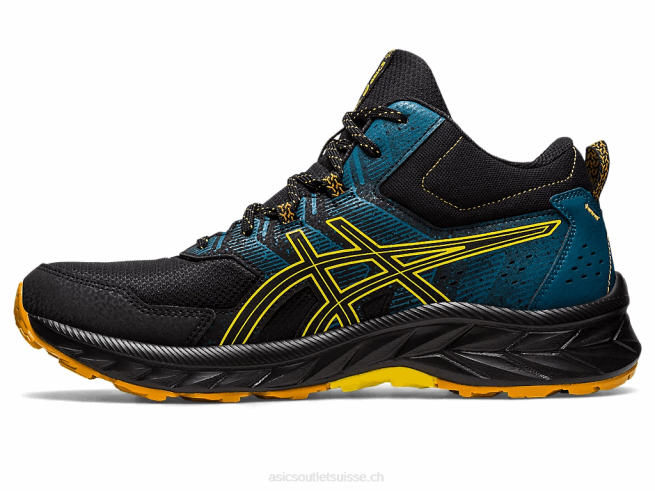 gel-venture 9 mt noir/jaune doré Asics L6N0K125
