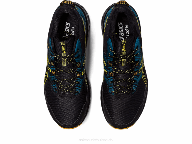 gel-venture 9 mt noir/jaune doré Asics L6N0K125