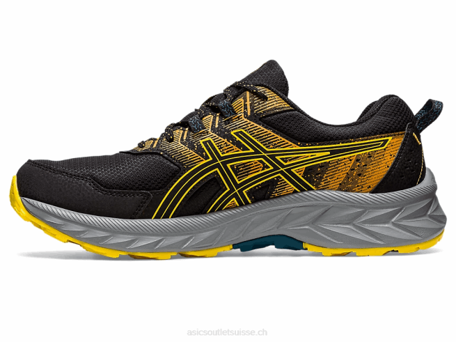 gel-venture 9 noir/jaune doré Asics L6N0K103