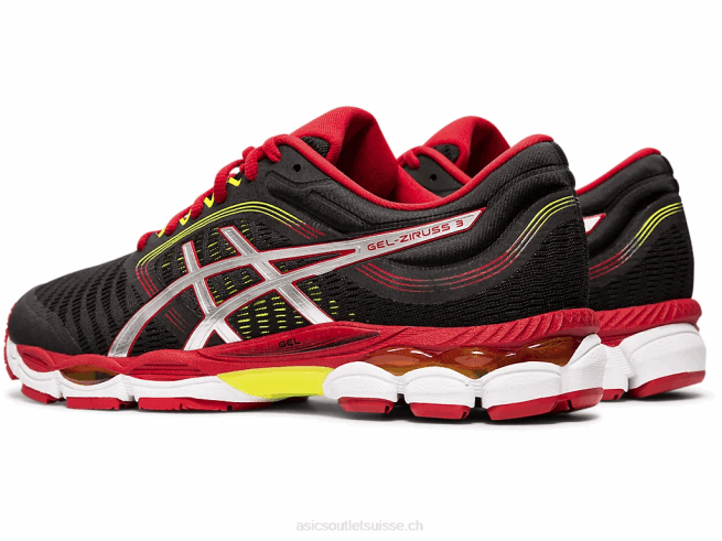 gel-ziruss 3 noir/rouge vitesse Asics L6N0K2103