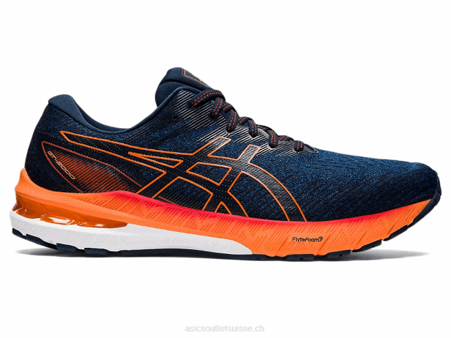 gt-2000 10 bleu mako/orange choquant Asics L6N0K1474