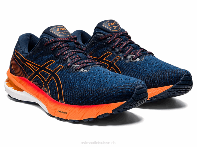 gt-2000 10 bleu mako/orange choquant Asics L6N0K1474