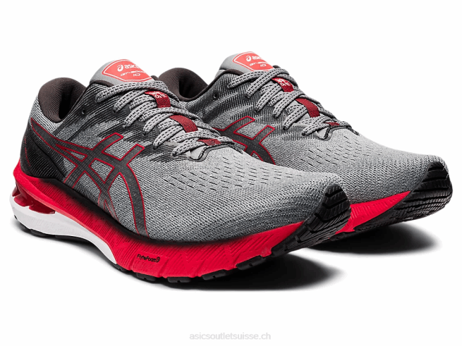 gt-2000 10 gris moyen/rouge électrique Asics L6N0K1646