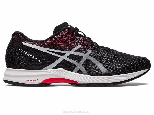 lyteracer 4 noir/rouge classique Asics L6N0K106