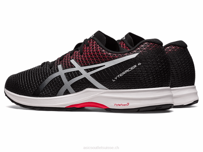lyteracer 4 noir/rouge classique Asics L6N0K106