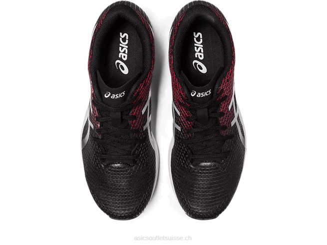 lyteracer 4 noir/rouge classique Asics L6N0K106