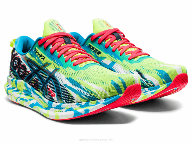 noosa tri 13 danger vert/digital aqua Asics L6N0K1908