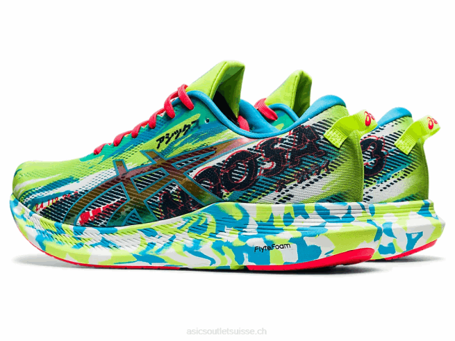 noosa tri 13 danger vert/digital aqua Asics L6N0K1908